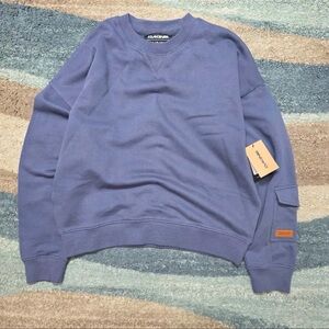 Women’s Crewneck Sweatshirt Blue Size Small NWT